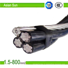 Câble à conducteurs aériens aluminium torsadé ABC